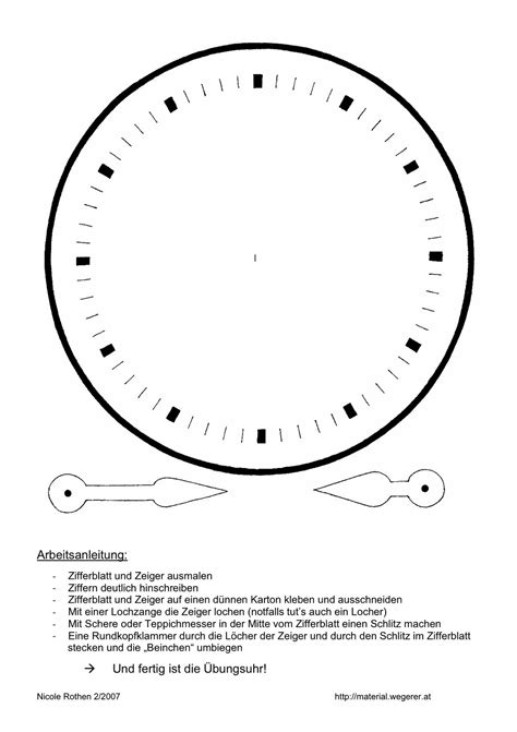Ein zifferblatt oder auch ziffernblatt dient insbesondere bei mechanischen uhren, aber auch bei zeigermessgeräten wie z. Zappelkiste: Die Uhr