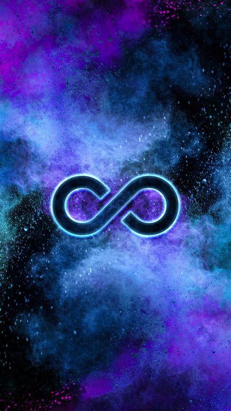 Blue Infinity Sign Wallpaper