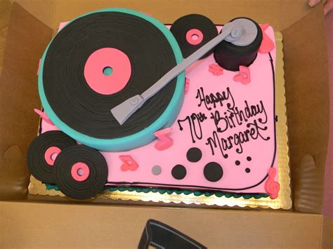 Sock Hop Graphics The Cake Was From Happy Cake Company In Spokane Retro Birthday Parties 50s