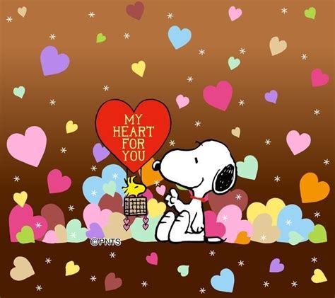 Pin By Ivonne Olvera On Frases Y Fondos Snoopy Valentines Day