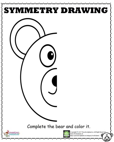 Symmetry Worksheets For Preschool Thekidsworksheet