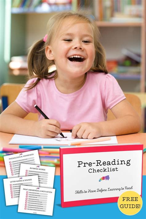 Free Pre Reading Skills Checklist In 2022 Reading Skills Checklist