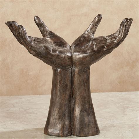 World in His Hands Table Sculpture