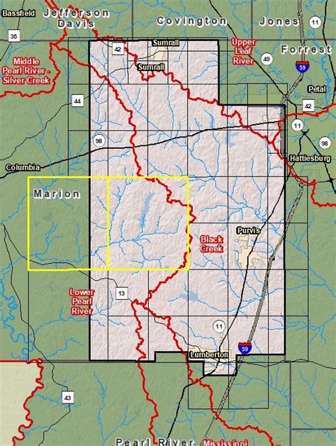 Lamar County On Map