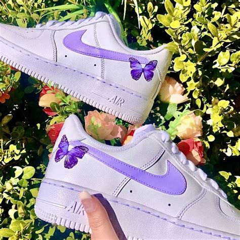 lilac butterfly nike air force 1🦋💜 the custom movement in 2021 air force one shoes nike