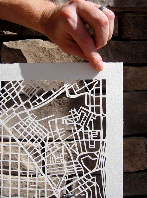 Insanely Intricate Paper Cut Maps Unbelievable Map Art
