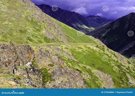 Rugged Mountain Path Stock Photo Image Of River Green 37844886