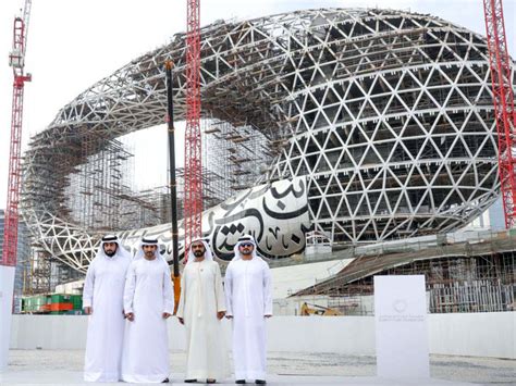 Shaikh Mohammad Inspects Progress Of Dubai Future Foundation Project