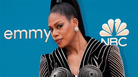 Laverne Cox Channeled Madonna And Cone Bra On The Emmys Red Carpet Glamour