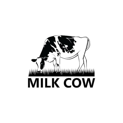 Premium Vector Milk Cow Logo Template Design Vector