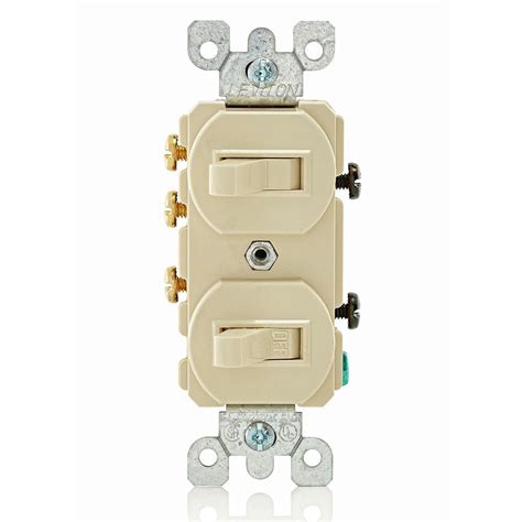Leviton 5245 Duplex Style 3 Way 5 15r Combination Switch Ready