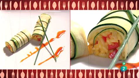 Información financiera de productos, servicios y novedades de caixabank. Receta de Rulo de calabacín relleno de arroz con verduras