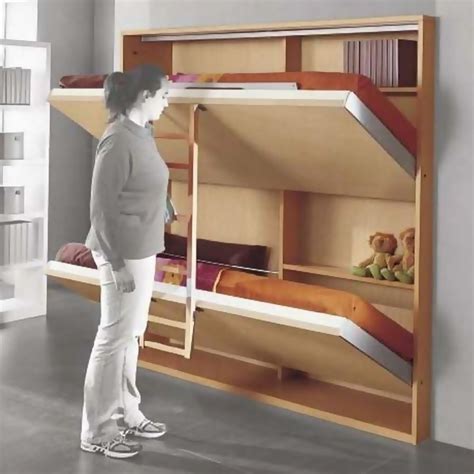 Inspiring Double Murphy Bunk Bed That Suitable For Small Space In