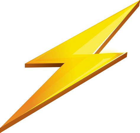 Yellow Thunder Png Free Image Png All Png All