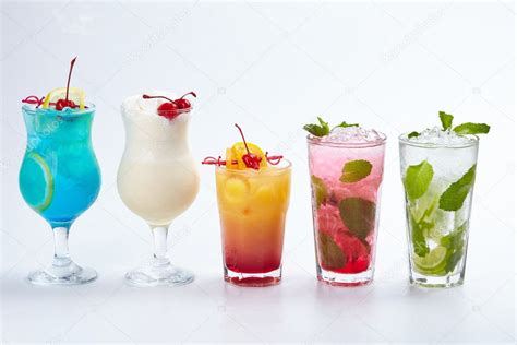 Fresh Summer Drinks Stock Photo By ©strelok 124960200