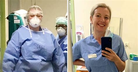 Nurse Sheds Seven Stone After Bursting Through Her Ppe Gear
