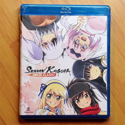 Senran Kagura Ninja Flash Complete Anime Series Blu Ray Dvd Combo Set