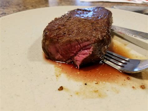First Time Reverse Searing Top Sirloin Steak Seasoned With Saltpepper Steak