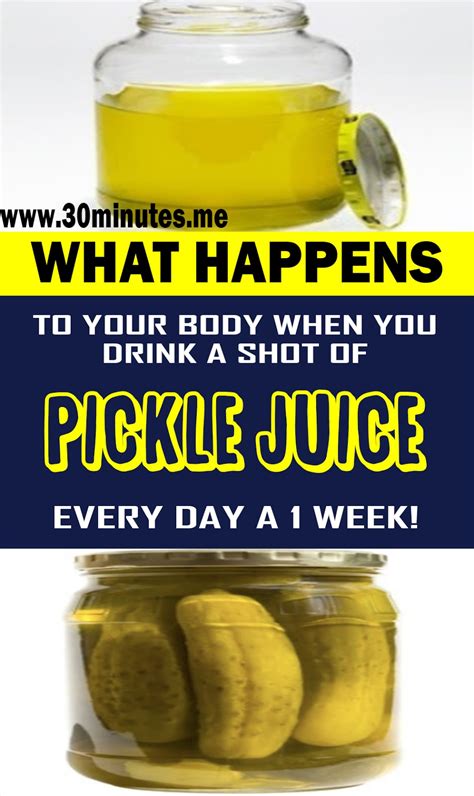 Heres What Happens To Your Body When You Drink A Shot Of Pickle Juice