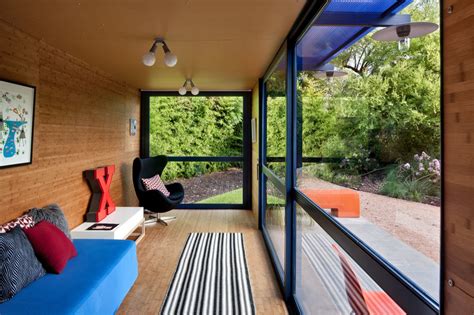 Galeria De Container Guest House Poteet Architects 18