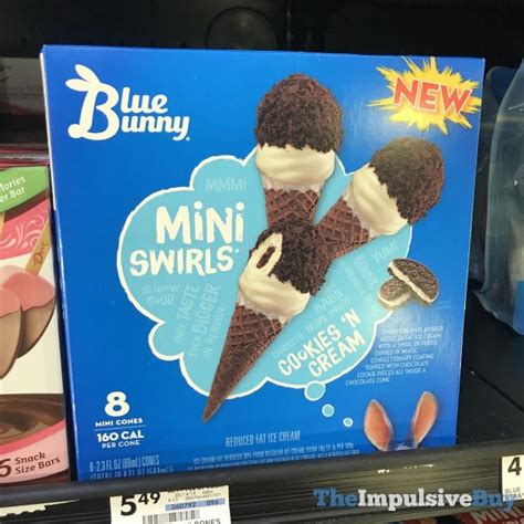 Spotted Blue Bunny Mini Swirls Mini Cones 2019 Flavors The Impulsive Buy