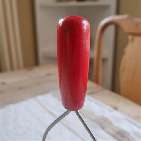 Vintage Masher With Red Wood Handle Red Wood Handle Kitchen Etsy
