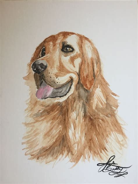 Dog watercolor painting - Jordan Beakley | Dog watercolor painting, Watercolor dog, Watercolor ...