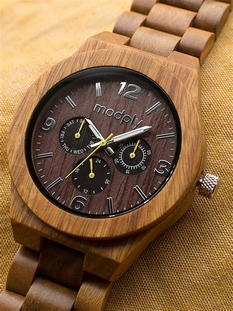 Wood Watch Engraved Personalized Watch Gift Father Of The Etsy