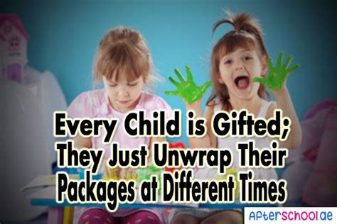 Every Child Is Ted They Just Unwrap Their Packages At Different