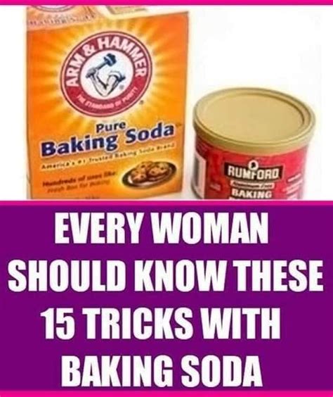 15 Tricks With Baking Soda And Every Woman Have To Know Bestquickrecipes