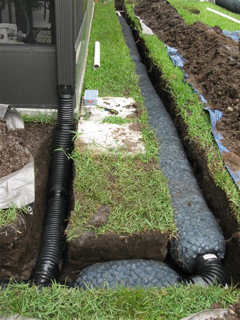 How To Make A French Drain For Downspouts Best Drain Photos Primagemorg