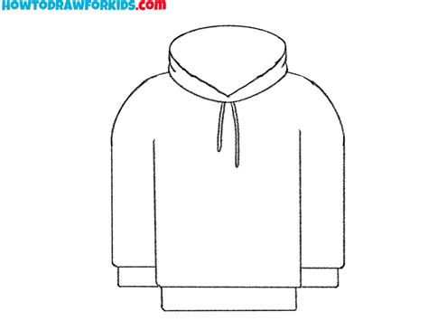 How To Draw A Hoodie Really Easy Drawing Tutorial Drawing Tutorial Easy