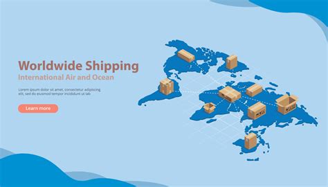 World Wide International Shipping Business With Free Space 3244500