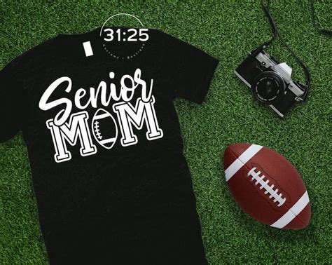 Senior Mom Football Shirt Football Mom Shirt Shirt Etsy
