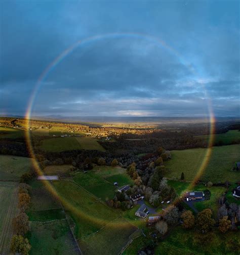 Photographer Captures Rare Full Circle Rainbow Thanks To His Drone