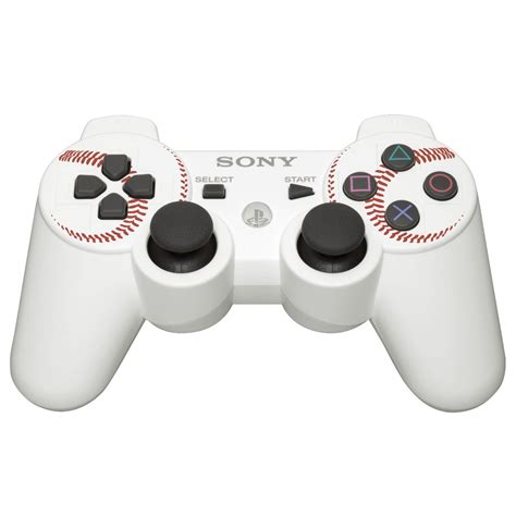 Sony Playstation 3 Dualshock 3 Wireless Sixaxis Controller Mlb White Ps3