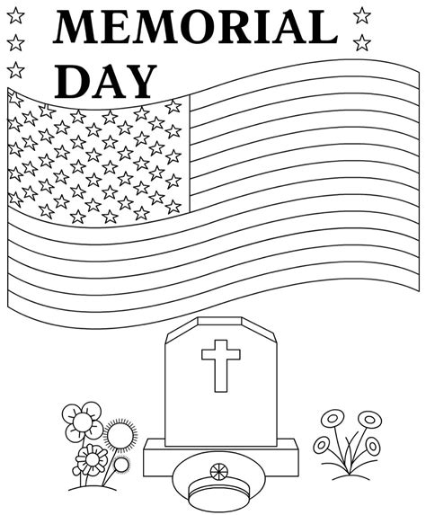 Printable Memorial Day Coloring Sheets