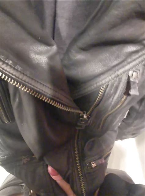 using girls leather jacket again xhamster