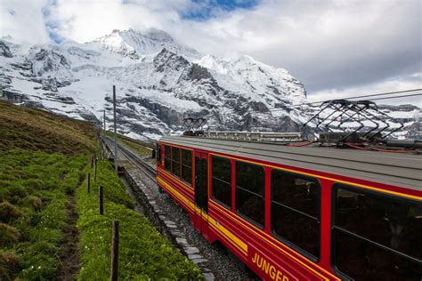 Jungfrau Railway Heading To The Eiger