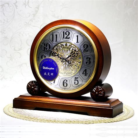 Weilingdun Music Hourly Chiming High Quality Table Clock Europe Antique
