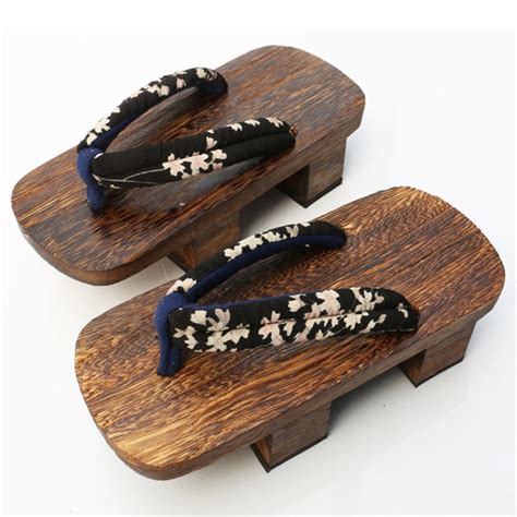 high quality women japanese wooden geta kimono yukata clog sandal clogs flip flop slipper