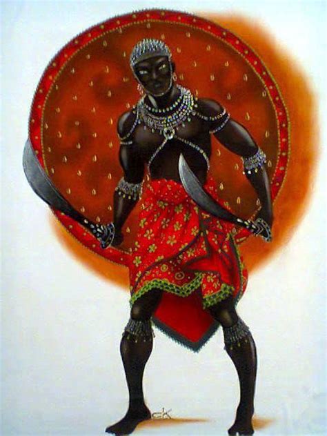 Ogunogum Lord Of Iron Orisha Of War By Claudia Krindges Rs Brazil