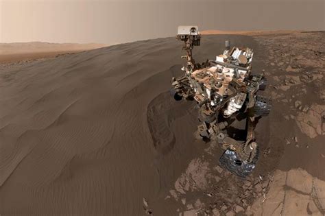 Nasas Mars Curiosity Rover Sends Stunning Panoramic Selfie Back To Earth Made Up Of 57