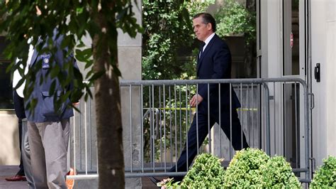 Hunter Biden Leaves The Courthouse After Hearing Ends With Plea Deal On
