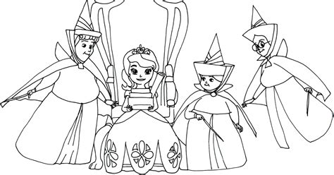 Sofia The First Coloring Pages Sofia The First Coloring Page With