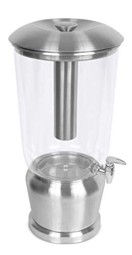 Birdrock Home 5 Gallon Stainless Steel Beverage Dispenser With Ice