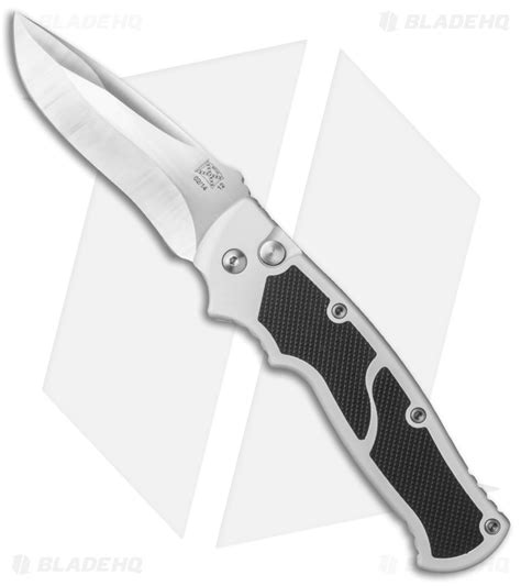Brend Knives Triple Hollow Grind M2 Auto Knife Silver Model 2 12