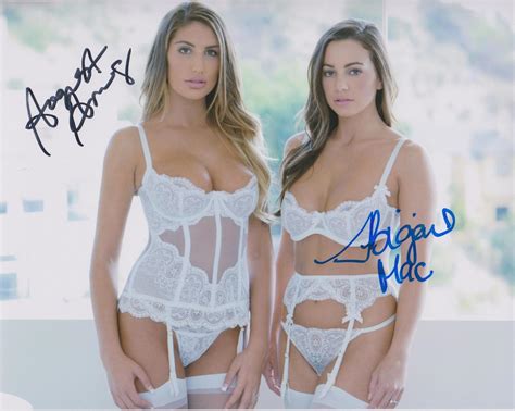 August Ames Abigail Mac Adult Video Star Signed X Photo
