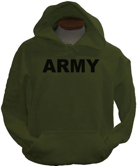 Classic Army Military Us Mens Pt Cool Gym New Hoodie Classic Army