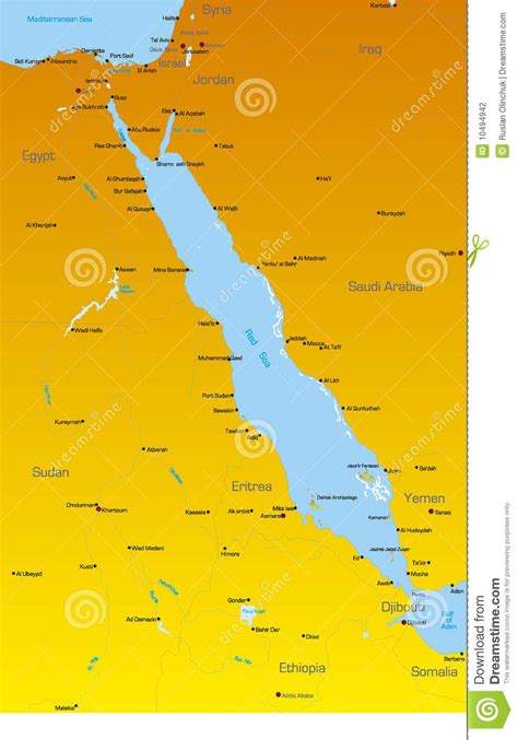 Red Sea Region Countries Stock Photography Image 10494942